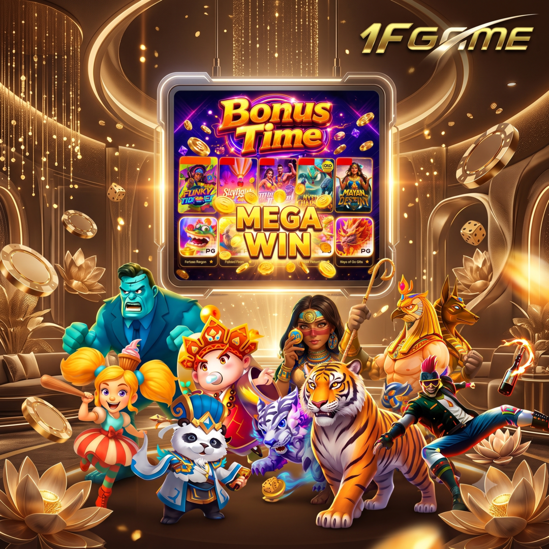 มีโบนัสไทม์ให้ทุกวัน 1fgame ลุ้นมันส์ได้ทุกชั่วโมง