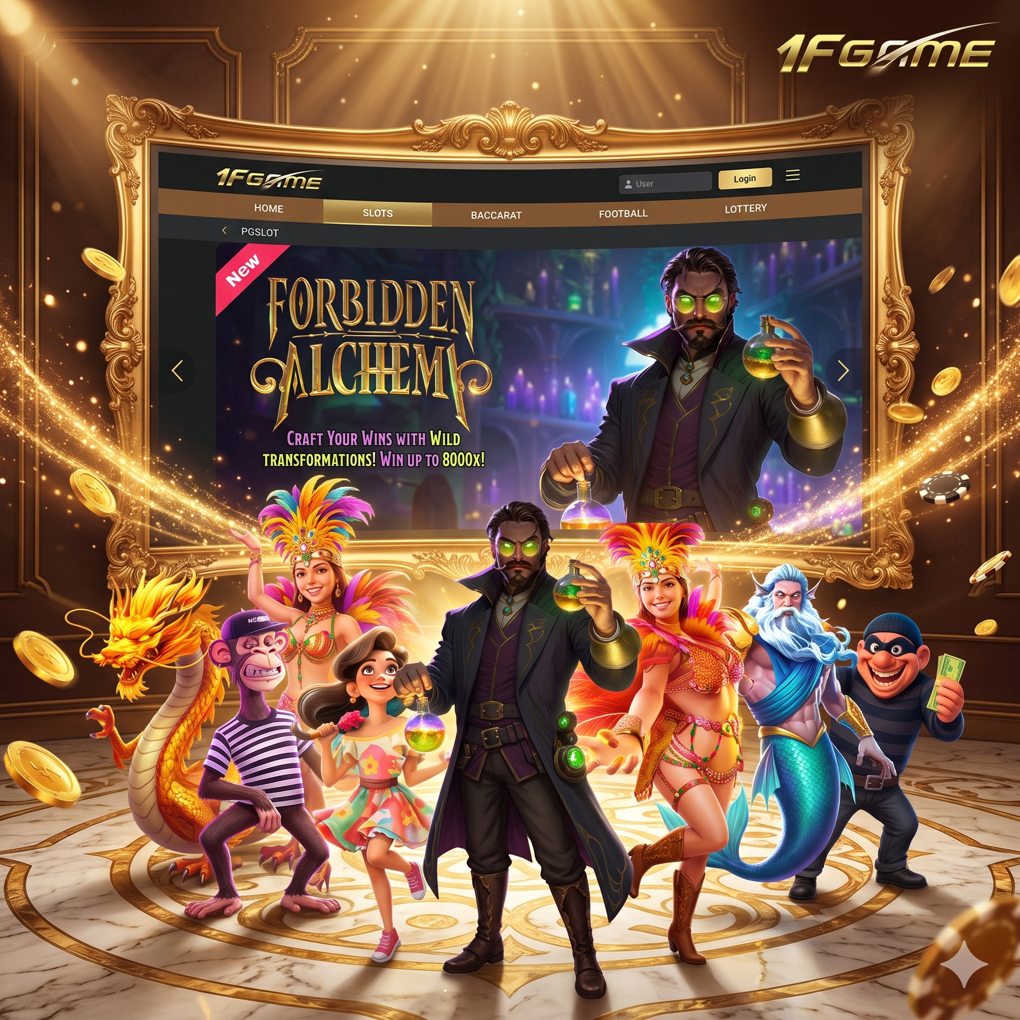 สล็อตเว็บแท้ครบเครื่อง 1fgame เล่นง่ายบนมือถือไม่ต้องสลับหลายที่